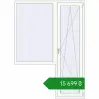 Ціноутворення Балконні двері 1550x2150 мм REHAU Euro 70 Білий (RAL 9016) з двох сторін. Ціна: ₴15,699.19