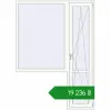 Ціноутворення Балконні двері 1600x2200 мм REHAU Euro 70 Білий (RAL 9016) з двох сторін. Ціна: ₴19,235.77