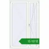 Ціноутворення Балконні двері 1350x2200 мм REHAU Euro 60 Білий (RAL 9016) з двох сторін. Ціна: ₴15,157.15