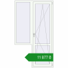 Ціноутворення Балконні двері 1250x2170 мм REHAU Euro 60 Білий (RAL 9016) з двох сторін. Ціна: ₴11,877.04