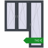 Ціноутворення Балконні двері 1890x2290 мм REHAU Euro 70. Ціна: €739.85