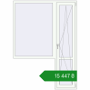 Ціноутворення Балконні двері 1550x2150 мм REHAU Euro 70 Білий (RAL 9016) з двох сторін. Ціна: ₴15,447.33