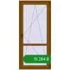 Ціноутворення Балконні двері 900x1950 мм REHAU Euro 60 GOLDEN OAK з двох сторін. Ціна: ₴15,284.49