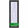 Ціноутворення Балконні двері 700x2000 мм REHAU Euro 60 ANTHRACITE_GREY_GLATT з двох сторін. Ціна: ₴9,786.77