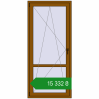 Ціноутворення Балконні двері 900x2000 мм REHAU Euro 70 GOLDEN OAK з двох сторін. Ціна: ₴15,332.34