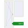 Ціноутворення Балконні двері 1480x2120 мм REHAU Euro 60. Ціна: €266.39