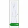 Ціноутворення Balcony doors 700x2100 mm REHAU Euro 60 RAL 9016 Traffic white two-sided. Ціна: ₴7,789.02