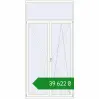 Ціноутворення Балконні двері 1500x3000 мм REHAU SYNEGO MD BLACK_ULTI-MATT ззовні. Ціна: ₴39,622.47