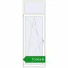 Ціноутворення Balcony doors 850x2500 mm REHAU Euro 70 RAL 9016 Traffic white two-sided. Ціна: ₴10,616.13