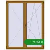 Ціноутворення Балконні двері 1700x2150 мм REHAU SYNEGO MD LIGHT_OAK з двох сторін. Ціна: ₴39,353.75