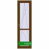Ціноутворення Балконні двері 630x2130 мм REHAU Euro 60 WALNUT з двох сторін. Ціна: ₴9,519.84