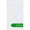 Ціноутворення Балконні двері 1300x2350 мм REHAU Euro 60 Білий (RAL 9016) з двох сторін. Ціна: ₴16,270.98