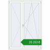 Ціноутворення Балконні двері 1450x2150 мм REHAU Euro 70 BLACK_BROWN ззовні. Ціна: ₴25,252.79