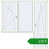Ціноутворення Балконні двері 2200x2270 мм REHAU SYNEGO MD Білий (RAL 9016) з двох сторін. Ціна: €620.22
