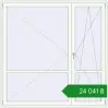 Ціноутворення Балконні двері 2100x2100 мм REHAU Euro 70 Білий (RAL 9016) з двох сторін. Ціна: ₴24,041.24