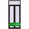 Ціноутворення Балконні двері 1030x2400 мм REHAU Euro 60 BLACK_BROWN з двох сторін. Ціна: ₴19,328.15