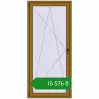 Ціноутворення Балконні двері 950x2100 мм REHAU Euro 70 LIGHT_OAK з двох сторін. Ціна: ₴15,575.75