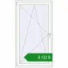 Ціноутворення Балконні двері 1050x1900 мм REHAU Euro 60 Білий (RAL 9016) з двох сторін. Ціна: ₴8,131.84