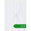 Ціноутворення Балконні двері 1600x2300 мм REHAU Euro 60 Білий (RAL 9016) з двох сторін. Ціна: €411.86