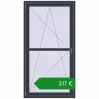 Ціноутворення Балконні двері 1010x1900 мм REHAU Euro 60 ANTHRACITE_GREY_STRUKTURAL з двох сторін. Ціна: €317.31