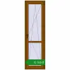 Ціноутворення Балконні двері 630x2130 мм REHAU Euro 60 GOLDEN OAK з двох сторін. Ціна: ₴12,764.77