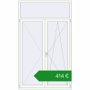 Ціноутворення Балконні двері 1500x2500 мм REHAU Euro 60 Білий (RAL 9016) з двох сторін. Ціна: €413.58