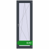 Ціноутворення Балконні двері 700x2100 мм REHAU Euro 70 ANTHRACITE_GREY_STRUKTURAL з двох сторін. Ціна: $281.56