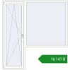 Ціноутворення Балконні двері 2040x2170 мм REHAU Euro 70 Білий (RAL 9016) з двох сторін. Ціна: ₴16,140.91