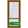 Ціноутворення Балконні двері 860x1820 мм REHAU Euro 60 GOLDEN OAK з двох сторін. Ціна: ₴14,594.70