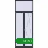 Ціноутворення Балконні двері 1200x3000 мм REHAU Euro 70 ANTHRACITE_GREY_STRUKTURAL з двох сторін. Ціна: ₴33,187.01
