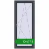 Ціноутворення Балконні двері 850x2030 мм REHAU Euro 60 ANTHRACITE_GREY_STRUKTURAL з двох сторін. Ціна: ₴10,677.28