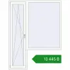 Ціноутворення Балконні двері 1600x2100 мм REHAU Euro 60 Білий (RAL 9016) з двох сторін. Ціна: ₴13,445.35