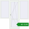 Ціноутворення Балконні двері 2080x2100 мм REHAU Euro 70 Білий (RAL 9016) з двох сторін. Ціна: €461.02
