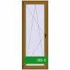 Ціноутворення Балконні двері 800x2100 мм REHAU Euro 60 LIGHT_OAK з двох сторін. Ціна: €285.20