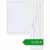 Ціноутворення Балконні двері 1600x2150 мм REHAU Euro 60 Білий (RAL 9016) з двох сторін. Ціна: ₴12,601.46