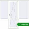 Ціноутворення Балконні двері 2140x2130 мм REHAU Euro 70 Білий (RAL 9016) з двох сторін. Ціна: ₴17,572.59