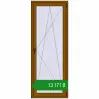 Ціноутворення Балконні двері 800x2100 мм REHAU Euro 60 GOLDEN OAK з двох сторін. Ціна: ₴13,170.55