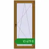 Ціноутворення Балконні двері 870x2000 мм REHAU Euro 60 LIGHT_OAK з двох сторін. Ціна: ₴10,679.08