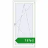 Ціноутворення Балконні двері 920x1940 мм REHAU Euro 70 Білий (RAL 9016) з двох сторін. Ціна: ₴9,876.12