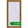 Ціноутворення Балконні двері 1100x2100 мм REHAU SYNEGO MD LIGHT_OAK з двох сторін. Ціна: ₴22,082.73
