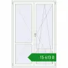 Ціноутворення Балконні двері 1400x2100 мм REHAU Euro 60 Білий (RAL 9016) з двох сторін. Ціна: ₴15,613.34
