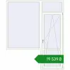 Ціноутворення Балконні двері 2000x2400 мм REHAU Euro 70 Білий (RAL 9016) з двох сторін. Ціна: ₴19,539.17