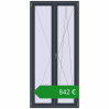 Ціноутворення Балконні двері 1100x2400 мм REHAU SYNEGO MD ANTHRACITE_GREY_STRUKTURAL з двох сторін. Ціна: €841.54