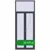 Ціноутворення Балконні двері 1200x3000 мм REHAU Euro 70 ANTHRACITE_GREY_STRUKTURAL з двох сторін. Ціна: ₴30,974.54