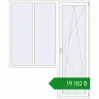 Ціноутворення Балконні двері 2000x2400 мм REHAU Euro 60 Білий (RAL 9016) з двох сторін. Ціна: ₴19,182.47