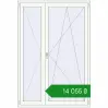 Ціноутворення Балконні двері 1420x2070 мм REHAU Euro 60 Білий (RAL 9016) з двох сторін. Ціна: ₴14,055.41