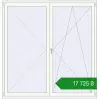 Ціноутворення Балконні двері 2010x2070 мм REHAU Euro 60 Білий (RAL 9016) з двох сторін. Ціна: ₴17,724.85