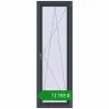 Ціноутворення Балконні двері 700x2100 мм REHAU Euro 70 ANTHRACITE_GREY_STRUKTURAL з двох сторін. Ціна: ₴13,357.69
