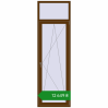 Ціноутворення Балконні двері 800x2570 мм REHAU Euro 60 WALNUT з двох сторін. Ціна: ₴12,649.32