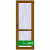 Ціноутворення Балконні двері 800x2150 мм REHAU Euro 60 GOLDEN OAK з двох сторін. Ціна: ₴14,439.81